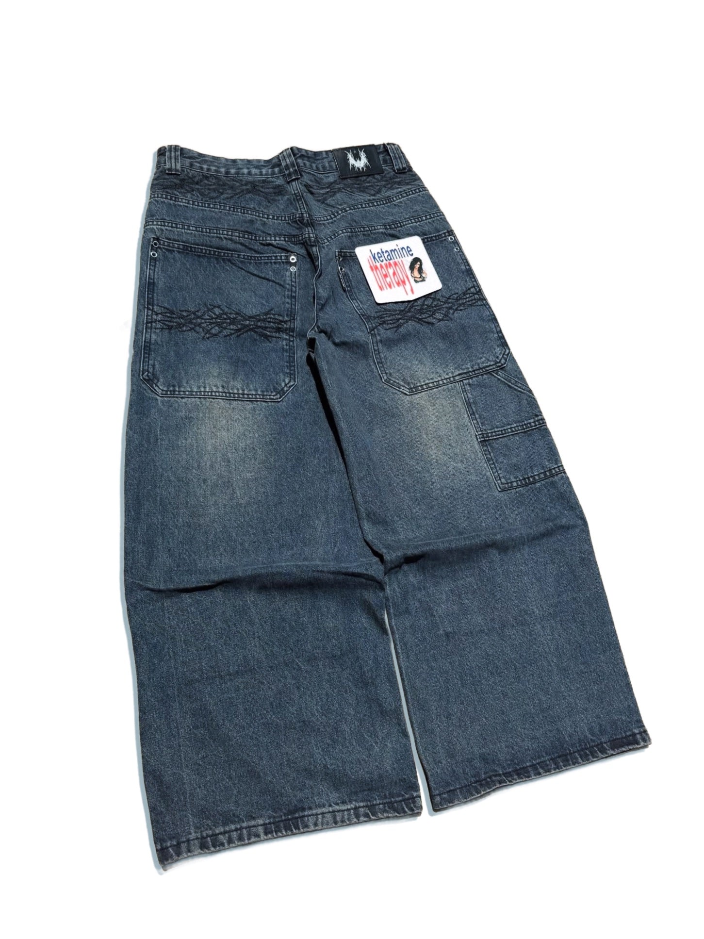 PRE ORDER blue washed kutter doubleknees
